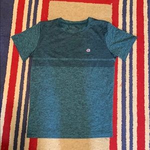 Champion Wave Blue shirt w/ Red logo